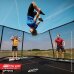 BERG Trampolin rechteckig Trampolin Regular 5 x 5 m Ultim Pro Bouncer rechteckig + Sicherheitsnetz XL