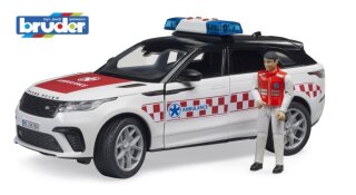 bruder 02885 Range Rover Velar Notarztfahrzeug mit Fahrer