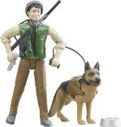 bruder bworld Förster mit Hund und Ausrüstung