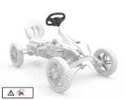 BERG Gokart Ersatzteil Rally - Lenkrad DRT Yellow