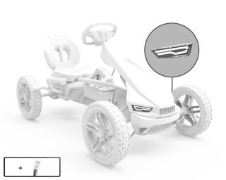 BERG Gokart Ersatzteil Rally - Scheinwerfereinheit Links Jeep
