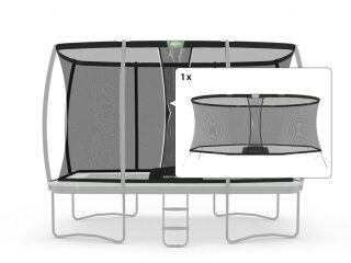 BERG Trampolin Ersatzteil Ultim Sicherheitsnetz DLX XL ECO - Netz einzeln 410