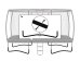 BERG Trampolin Ersatzteil Ultim Pro Bouncer - W-Fuß 5x5 (L+R, Incl. Montage Set)
