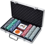 Natural Games Poker-Set im Aluminiumkoffer, 300 Chips