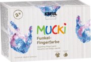 MUCKI Funkel-Fingerfarbe 6er Set 150 ml