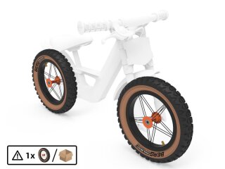 Wheel 12 All Terrain - Black/Orange/Beige