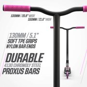 BERG Proxus X1 Stuntscooter Grey/Pink