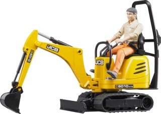 bruder Mikrobagger 8010CTS + Bauarbeiter