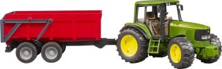 bruder John Deere 6920 mit Wannenkippanhänger