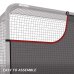 BERG SportsGoal Fussballtor L - Tor mit Torwand