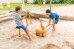 beleduc TopPlay Kindergarten Bagger Sitzbagger
