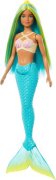Barbie Meerjungfrau-Puppe mit blauen und gelben...