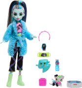 Monster High Puppe und Pyjamapartyzubehör, Frankie...