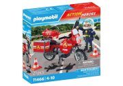 PLAYMOBIL 71466 Feuerwehrmotorrad am Unfallort