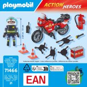 PLAYMOBIL 71466 Feuerwehrmotorrad am Unfallort