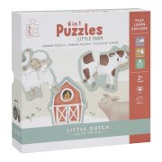Little Dutch LD7148 6 in 1 Puzzle-Set Little Farm FSC