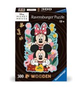 Ravensburger WOODEN Puzzle 12000762 - Mickey & Minnie...