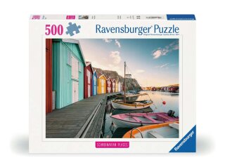 Ravensburger Bootshaus in Smögen, Schweden 500 Teile Puzzle