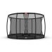 BERG Trampolin Rund 430 cm Champion InGround Grau + Netz DLX XL