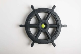 DICE Piratenlenkrad/Steuerrad XXL Anthrazit/Grün