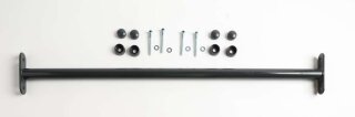 DICE Metall-Reckstange zum turnen 90 cm Anthrazit für Akrobatik und Klimmzüge