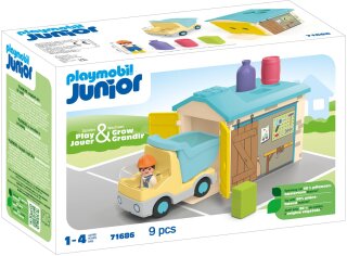 PLAYMOBIL 71686 LKW mit Sortiergarage