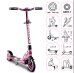 SIX DEGREES Aluminium Scooter Junior 180/145 mm pink