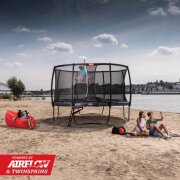 BERG Trampolin rund Elite Regular 430 Grau Levels +...