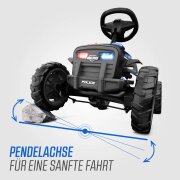 BERG Gokart Buzzy Police inkl. Soundbox mit Anhänger