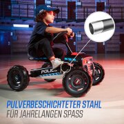 BERG Gokart Buzzy Police inkl. Soundbox mit Anhänger