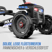 BERG Gokart Buzzy Police inkl. Soundbox mit Anhänger