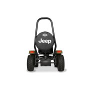 BERG Gokart XL Jeep Revolution BFR-3 mit Gangschaltung olivegrün mit Anhänger