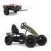 BERG Gokart XL Jeep Revolution BFR-3 mit Gangschaltung olivegrün mit Anhänger