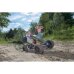 BERG Gokart XL Jeep Revolution BFR-3 mit Gangschaltung olivegrün mit Anhänger