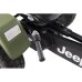 BERG Gokart XL Jeep Revolution BFR-3 mit Gangschaltung olivegrün mit Anhänger