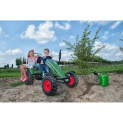 BERG Gokart XL Traxx Fendt BFR-3 mit Gangschaltung mit Anhänger
