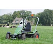 BERG Gokart XL Traxx Fendt BFR-3 mit Gangschaltung mit Anhänger
