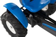 BERG Gokart XL Traxx New Holland BFR-3 mit Gangschaltung mit Anhänger