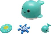 SpielMaus Baby Badewannen-Sprinkler Wal, mit Licht