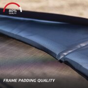 BERG SPORTS Trampolin Oval 350 cm Grand Champion InGround Grey / grau