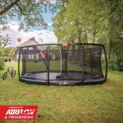 BERG Grand Champion InGround 350 x 250 oval  Grey / grau...
