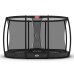 BERG Grand Champion InGround 350 x 250 oval  Grey / grau + Safety Net Deluxe