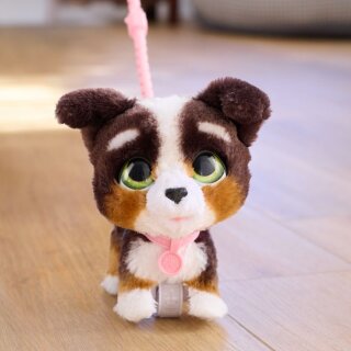furReal Walk-A-Lots Bernadoodle interaktives Funktionsplüschtier (20 cm) mit Bewegungs- und Soundfunktion