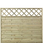 PLUS Bergen Zaun m / Rankgitter - Druckimp. - 180 x 150 cm