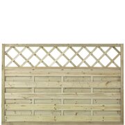 PLUS Bergen Zaun m / Rankgitter - druckimp. - 180 x 120 cm