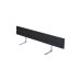 PLUS Rückenlehne mit Beschlag (für Plankenbank) - 166 cm - Schwarz