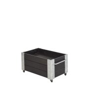 PLUS Cubic Blumenkasten mit Rädern - 87 x 45 cm -...