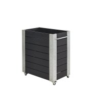 PLUS Cubic Blumenkasten mit Rädern - 87 x 95 cm -...