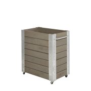 PLUS Cubic Blumenkasten mit Rädern - 50 x 87 x 95 cm...