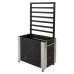 PLUS Cubic Raumteiler mit Spalier -155 cm - Schwarz